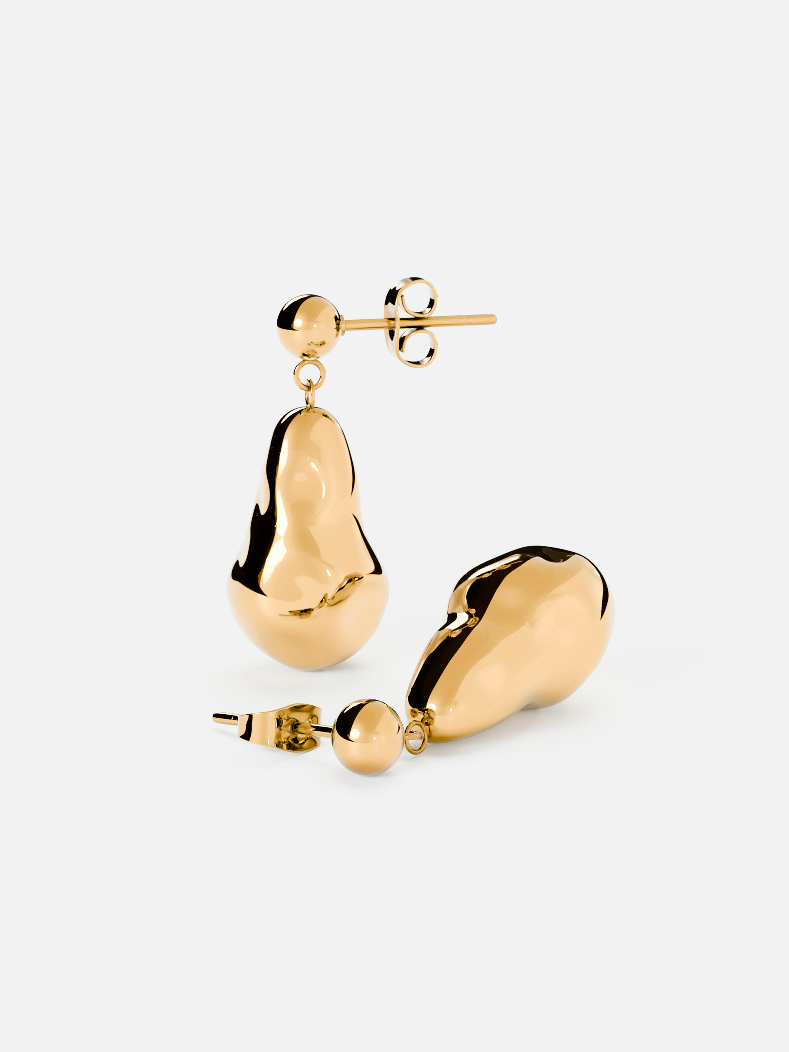 KOLCZYKI BABY BAROQUE PEARL