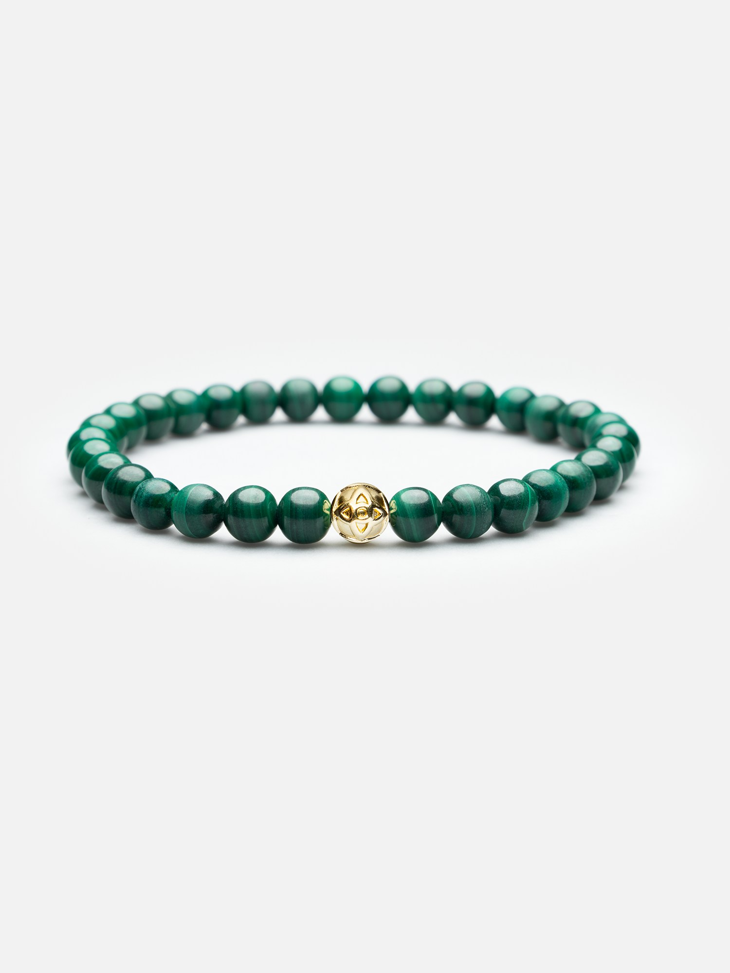 BRANSOLETKA MALACHITE, 6MM