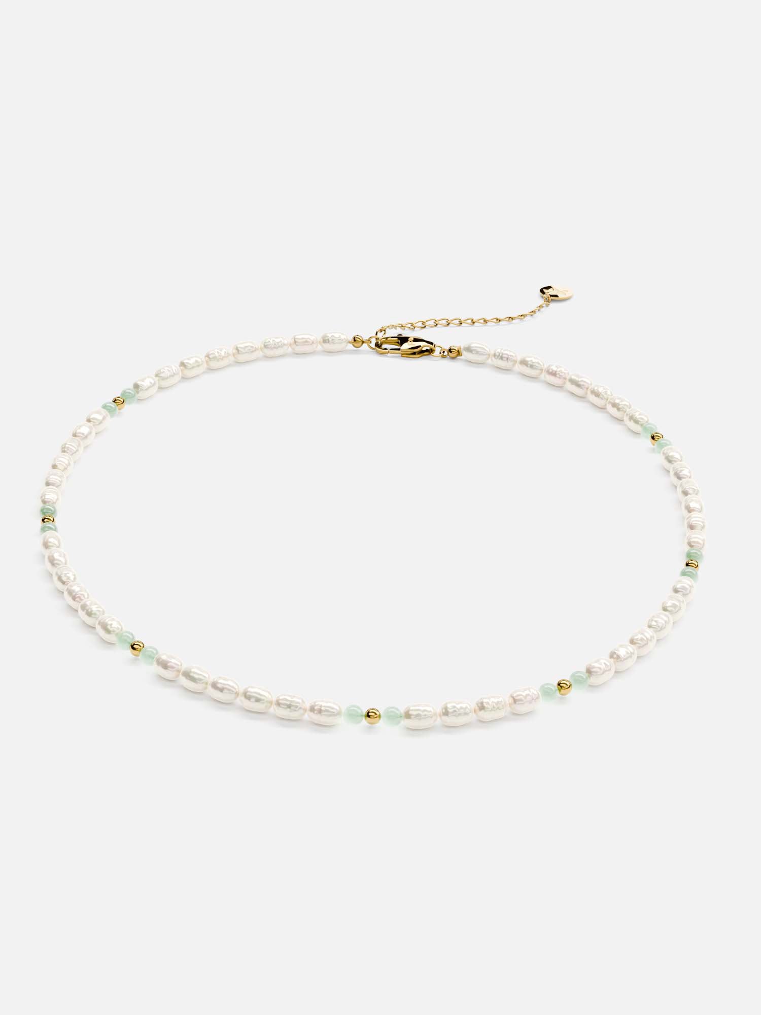 NASZYJNIK MATCHA PEARL