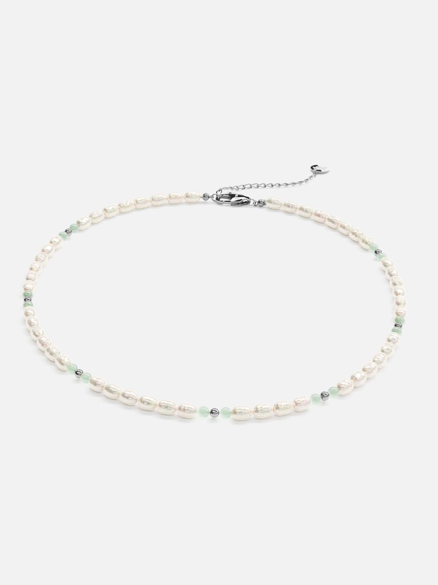 NASZYJNIK MATCHA PEARL