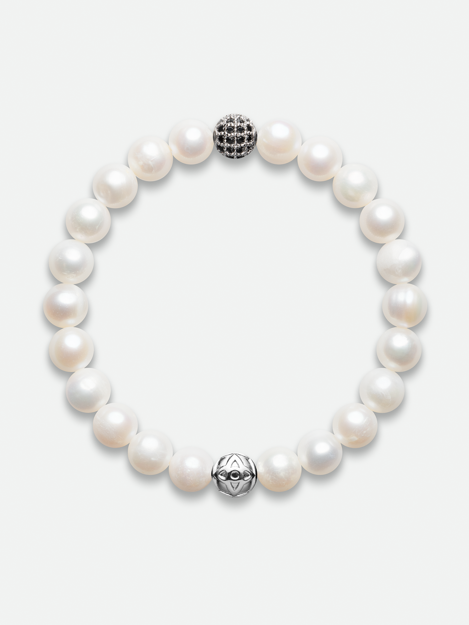 BRANSOLETKA PEARL D'ARGENT, 8MM