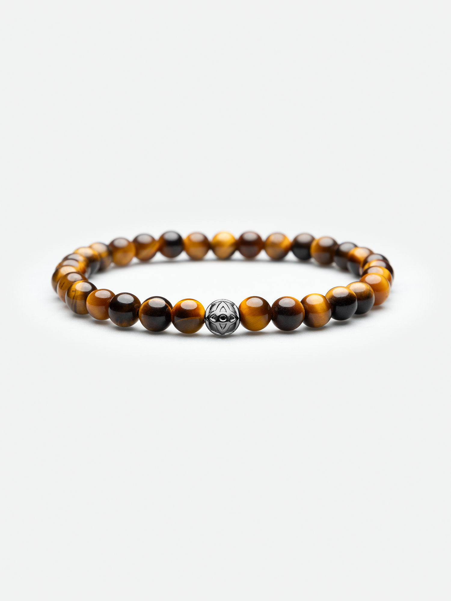 BRANSOLETKA TIGER'S EYE, 6MM