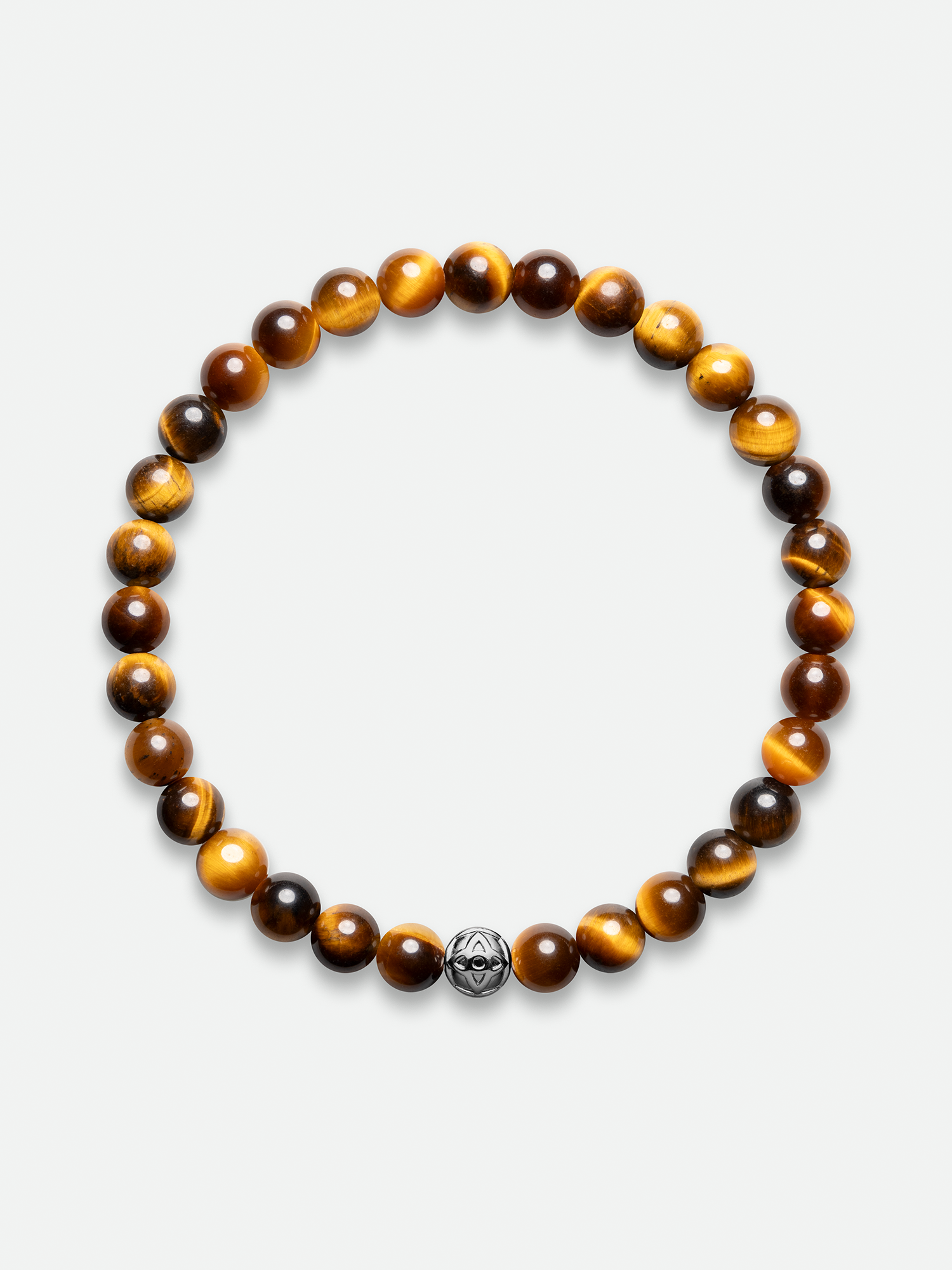 BRANSOLETKA TIGER'S EYE, 6MM