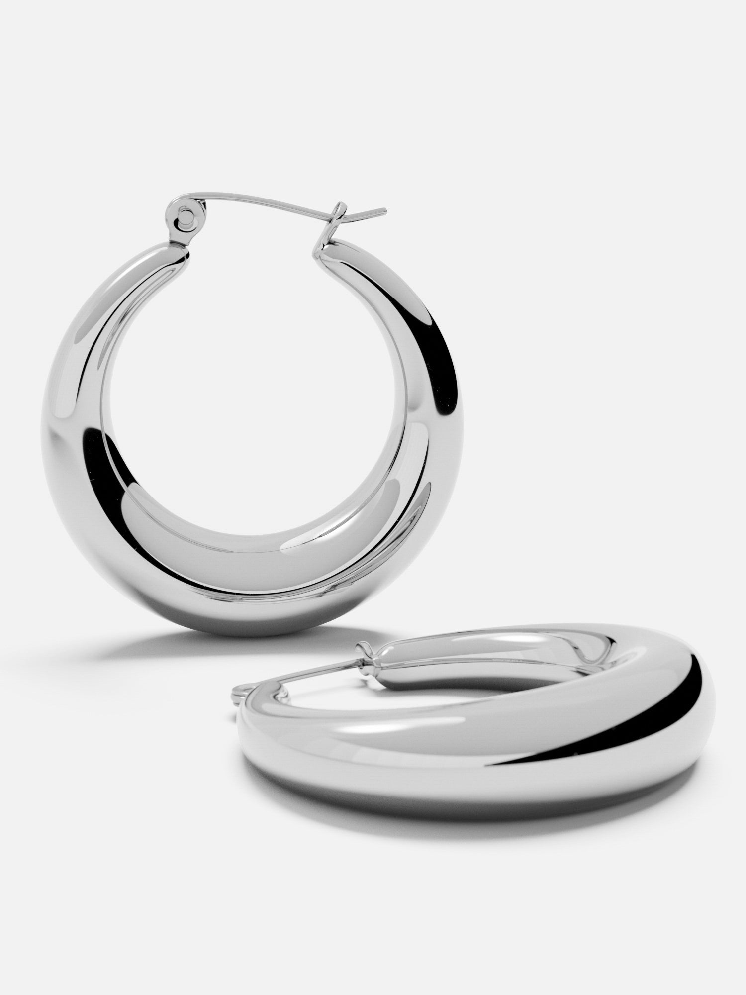 KOLCZYKI MOON HOOP
