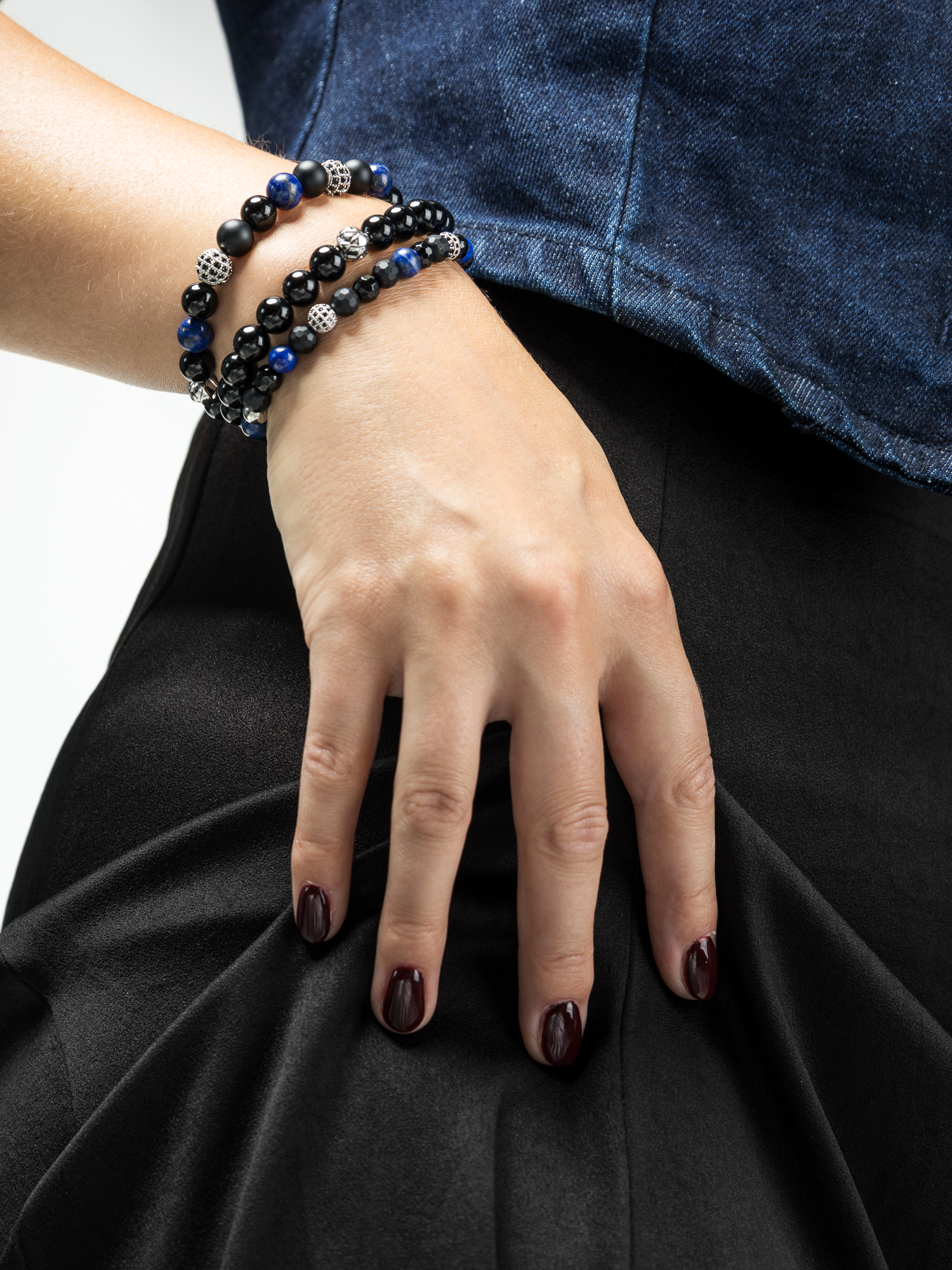 BRANSOLETKA ONYX, 8MM