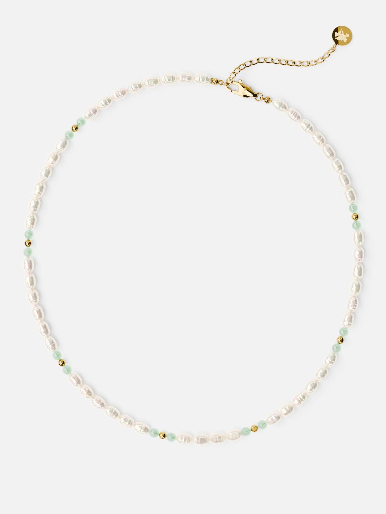 NASZYJNIK MATCHA PEARL