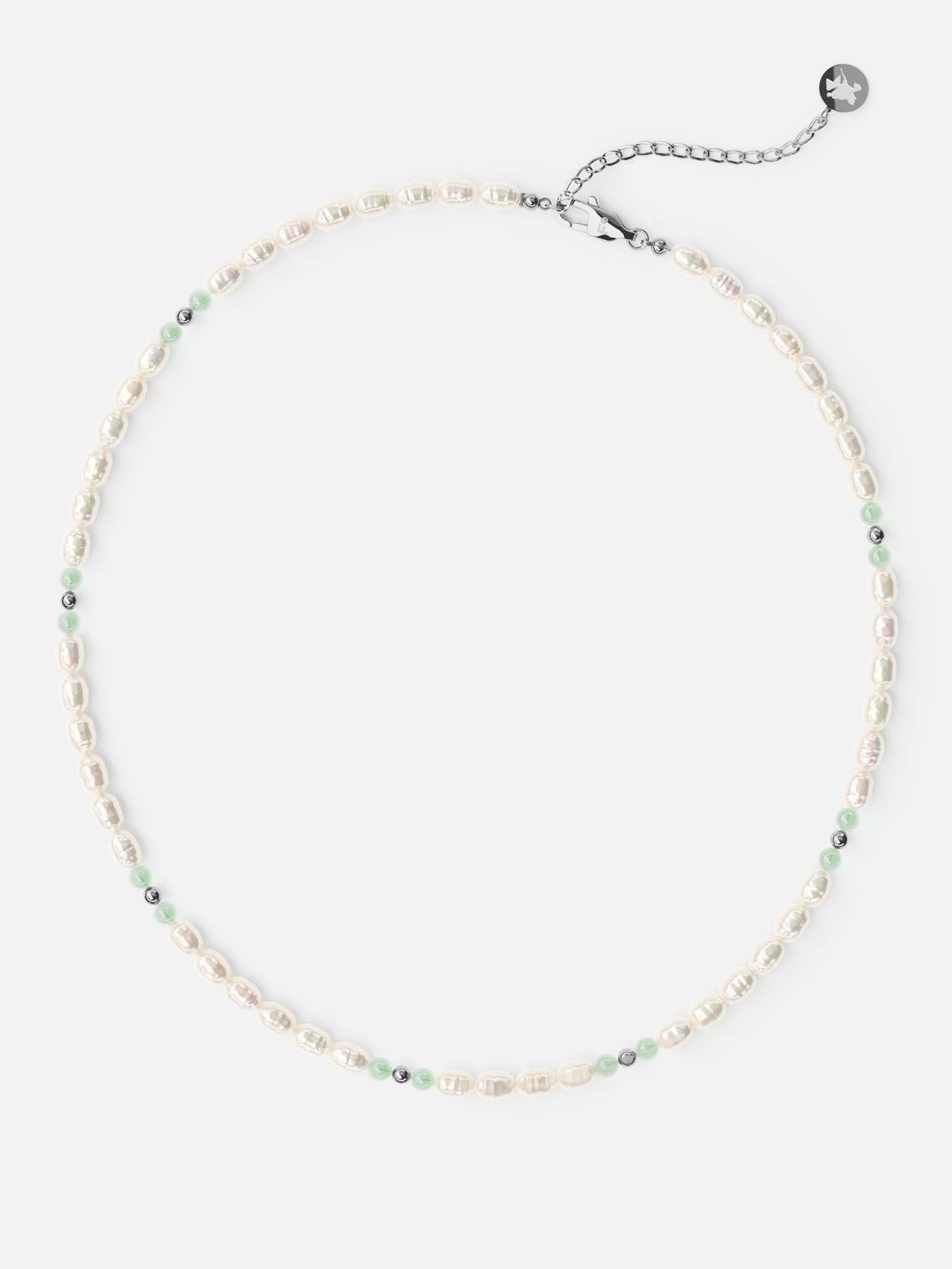 NASZYJNIK MATCHA PEARL