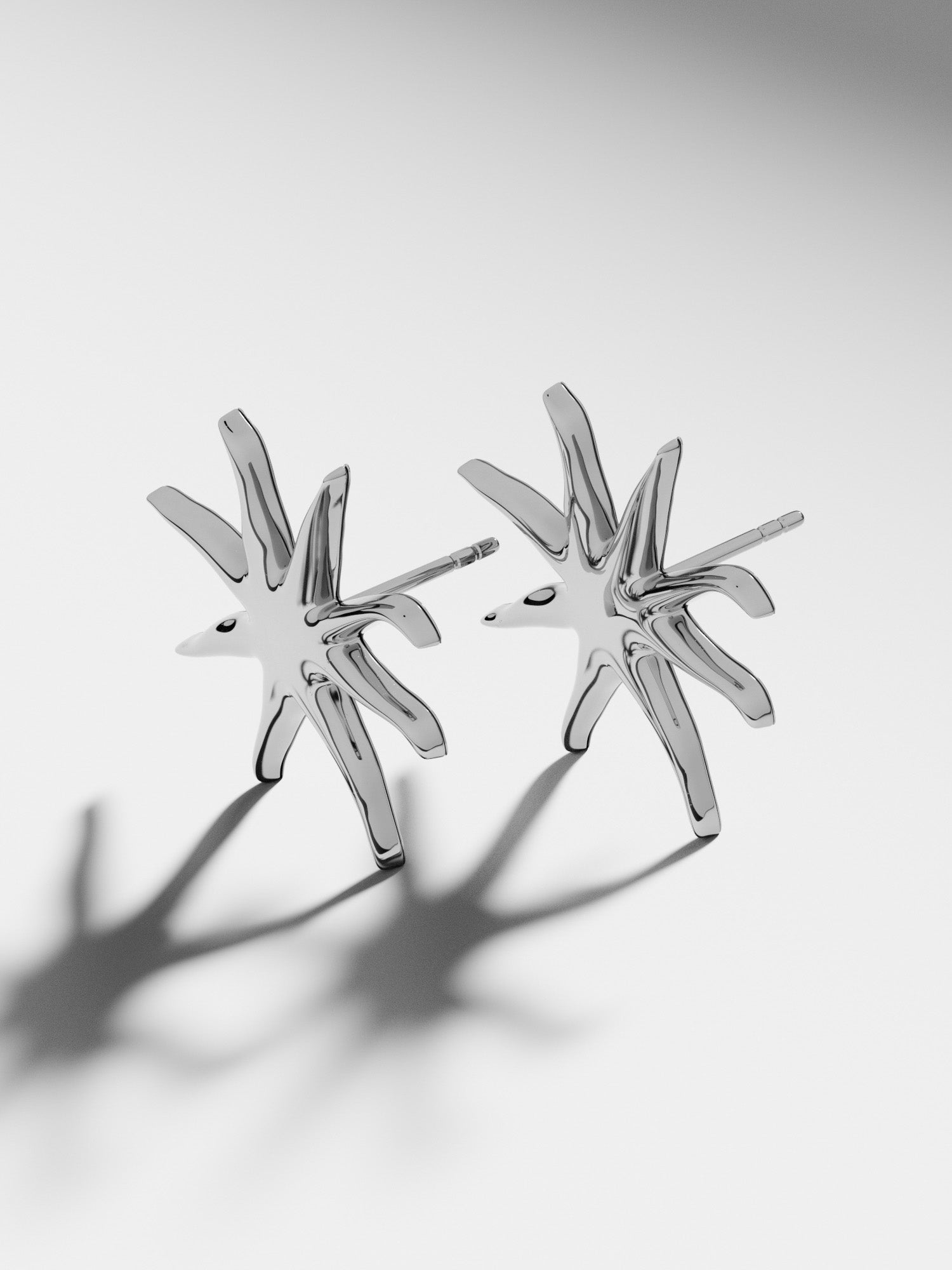 KOLCZYKI STARFISH STUDS